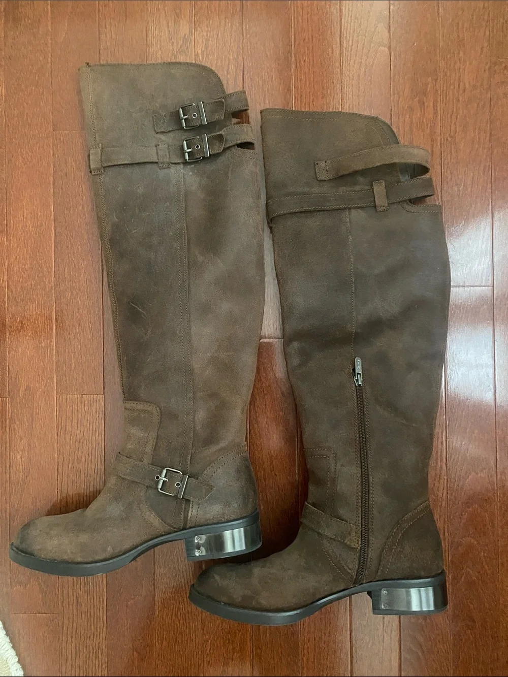 Circus by Sam Edelman Over-the-Knee Brown Suede Boots